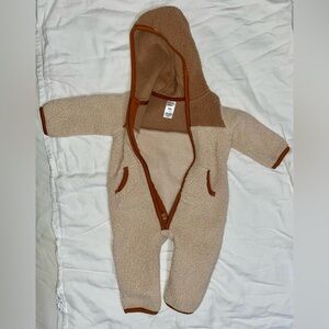 Carter’s Tan Hooded Kids One Piece